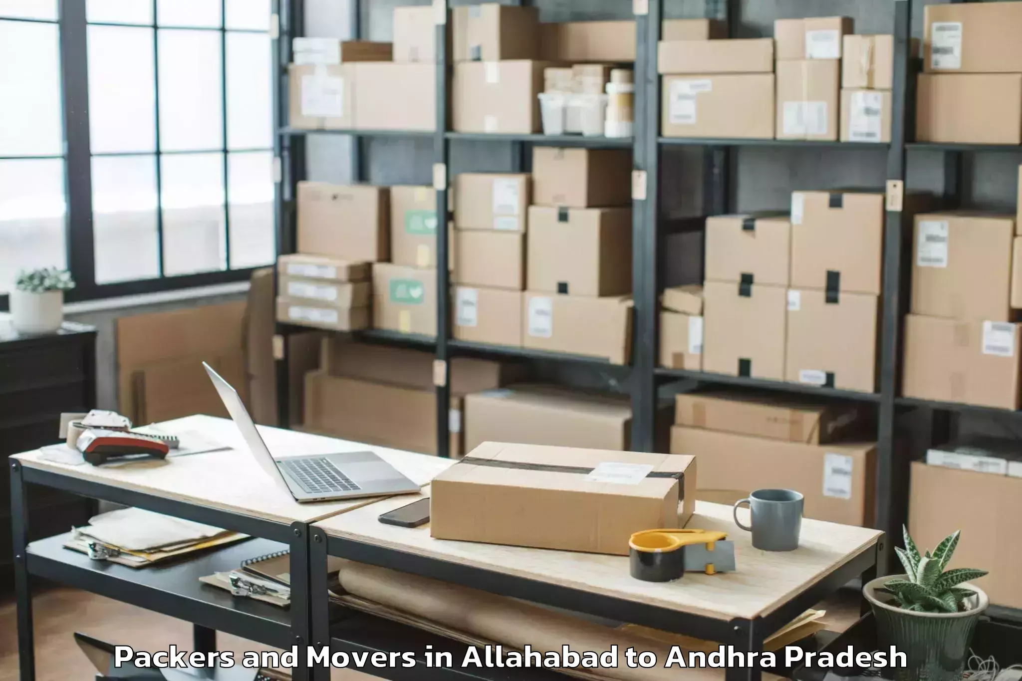 Reliable Allahabad to Atchampet Packers And Movers